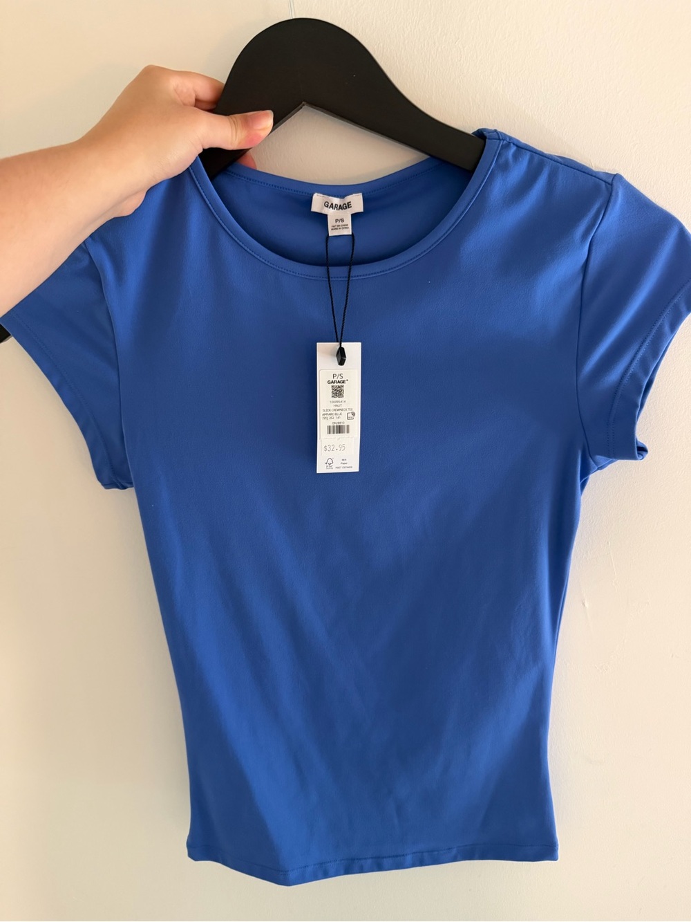 Garage Short Sleeve Crewneck Tee - Royal Blue